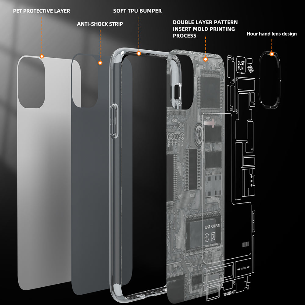 iPhone 11 Kılıf YoungKit Technology Serisi Kapak