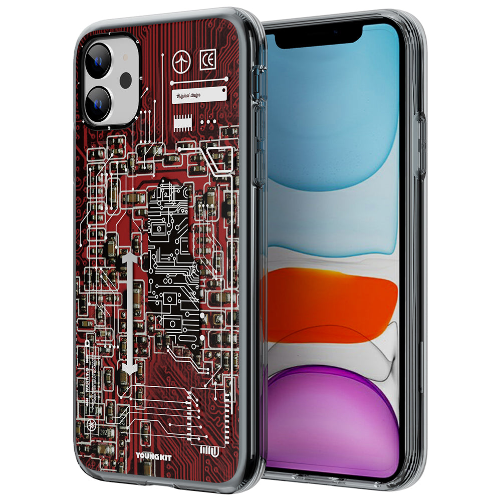 iPhone 11 Kılıf YoungKit Technology Serisi Kapak