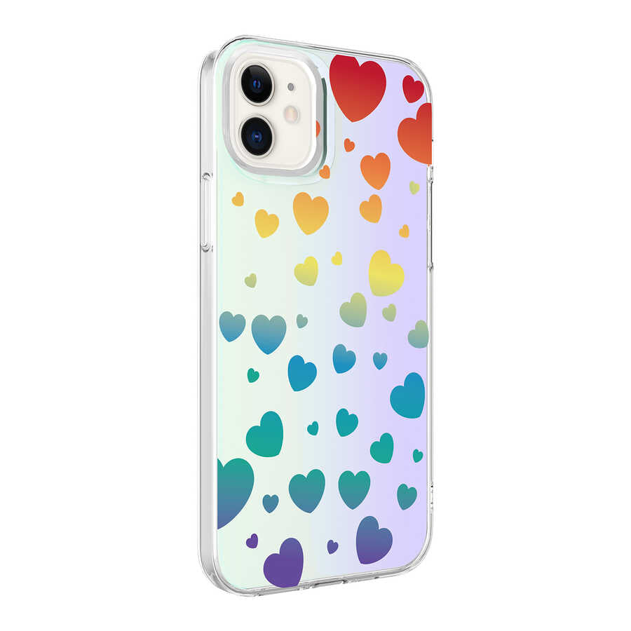 Apple iPhone 11 Kılıf Zore M-Blue Desenli Kapak