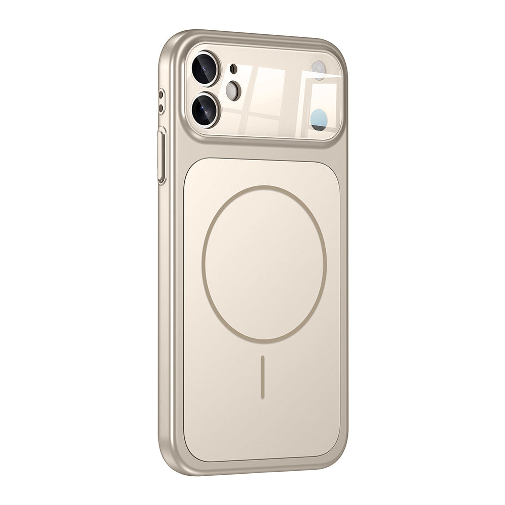 Apple iPhone 11 Kılıf Zore M-Safe Şarj Özellikli Kamera Korumalı Formen Kapak