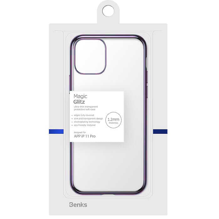 iPhone 11 Pro Benks Magic Glitz Ultra-Thin Transparent Protective Soft Kapak
