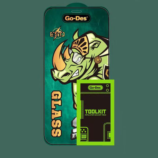 iPhone 11 Pro Go Des 9D Full Cover Temperli Cam Ekran Koruyucu