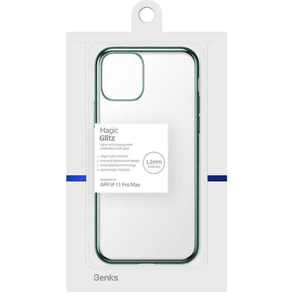 iPhone 11 Pro Max Benks Magic Glitz Ultra-Thin Transparent Protective Soft Kapak