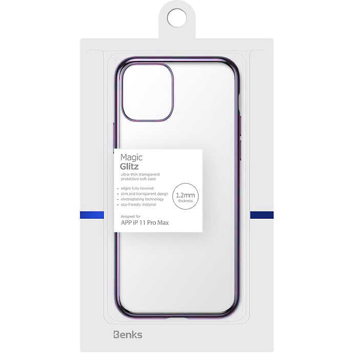 iPhone 11 Pro Max Benks Magic Glitz Ultra-Thin Transparent Protective Soft Kapak