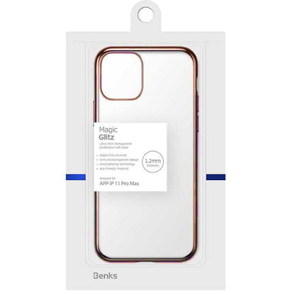 iPhone 11 Pro Max Benks Magic Glitz Ultra-Thin Transparent Protective Soft Kapak