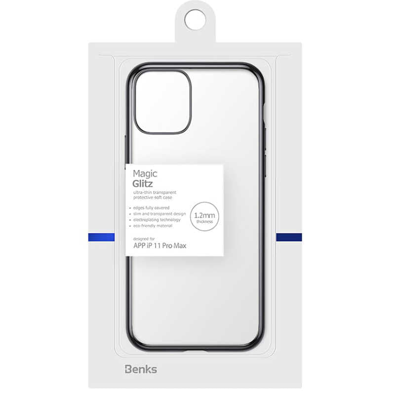 iPhone 11 Pro Max Benks Magic Glitz Ultra-Thin Transparent Protective Soft Kapak