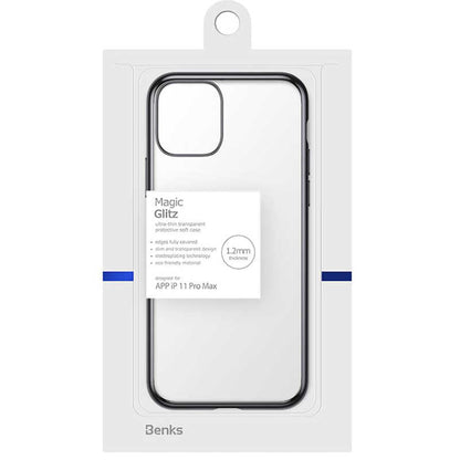 iPhone 11 Pro Max Benks Magic Glitz Ultra-Thin Transparent Protective Soft Kapak
