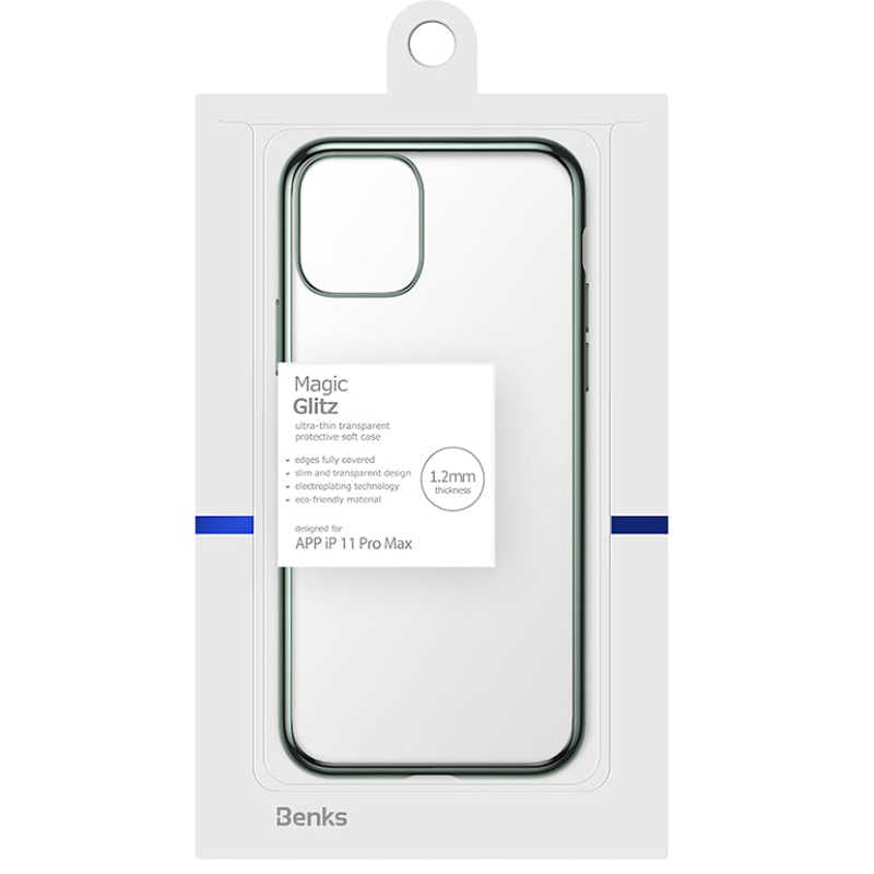iPhone 11 Pro Max Benks Magic Glitz Ultra-Thin Transparent Protective Soft Kapak
