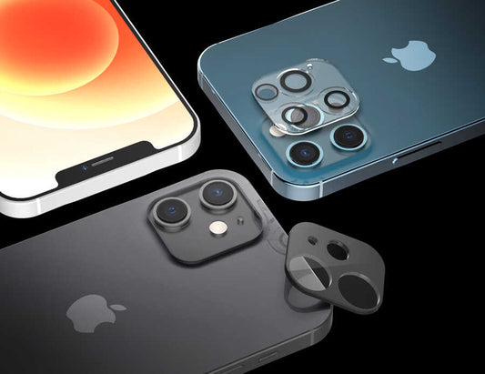 iPhone 12 Araree C-Subcore Temperli Kamera Koruyucu