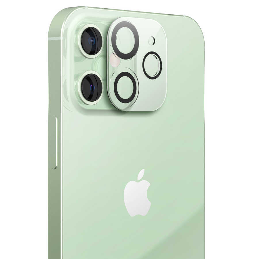 iPhone 12 Araree C-Subcore Temperli Kamera Koruyucu