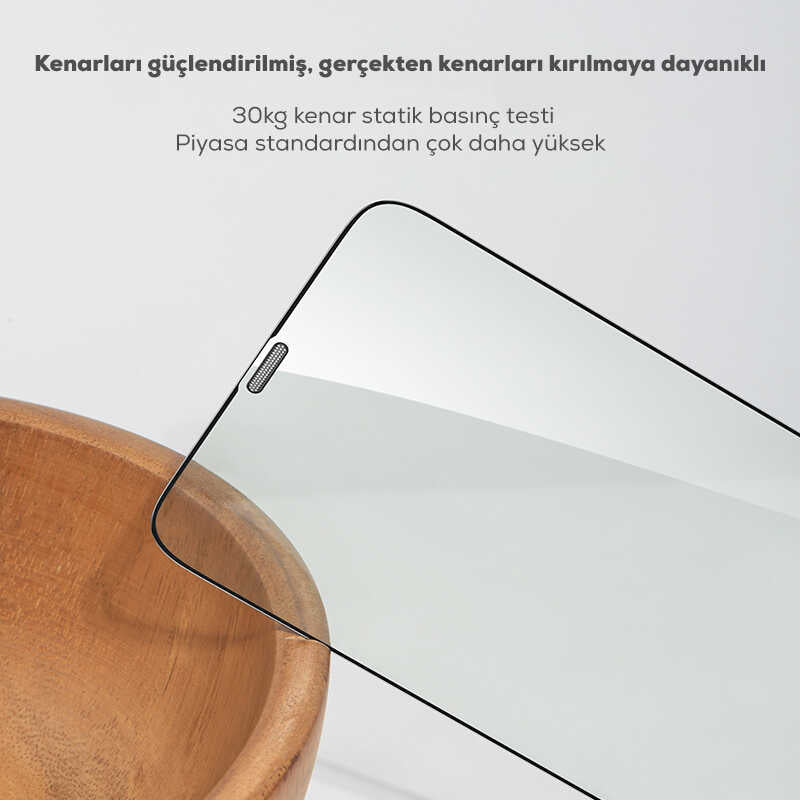 iPhone 12 Benks 0.3mm V Pro Dust Proof Green Light Ekran Koruyucu