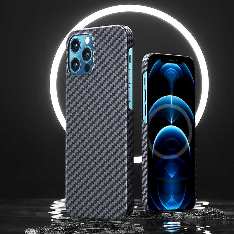 iPhone 12 Kılıf Benks MFİ M-safe Magnetic Aramid Kapak