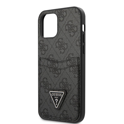 iPhone 12 Kılıf GUESS Çift Kart Bölmeli Kapak