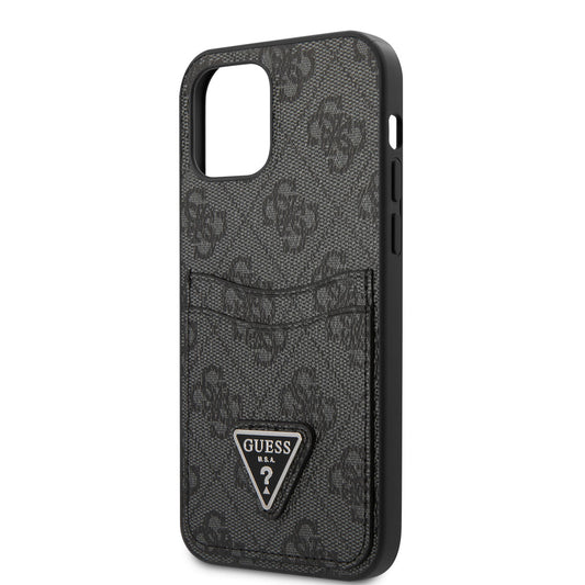 iPhone 12 Kılıf GUESS Çift Kart Bölmeli Kapak