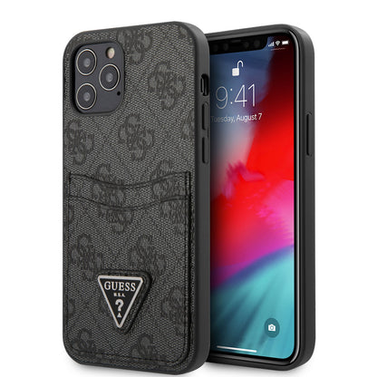 iPhone 12 Kılıf GUESS Çift Kart Bölmeli Kapak
