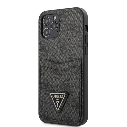 iPhone 12 Kılıf GUESS Çift Kart Bölmeli Kapak