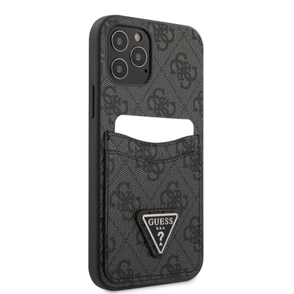 iPhone 12 Kılıf GUESS Çift Kart Bölmeli Kapak