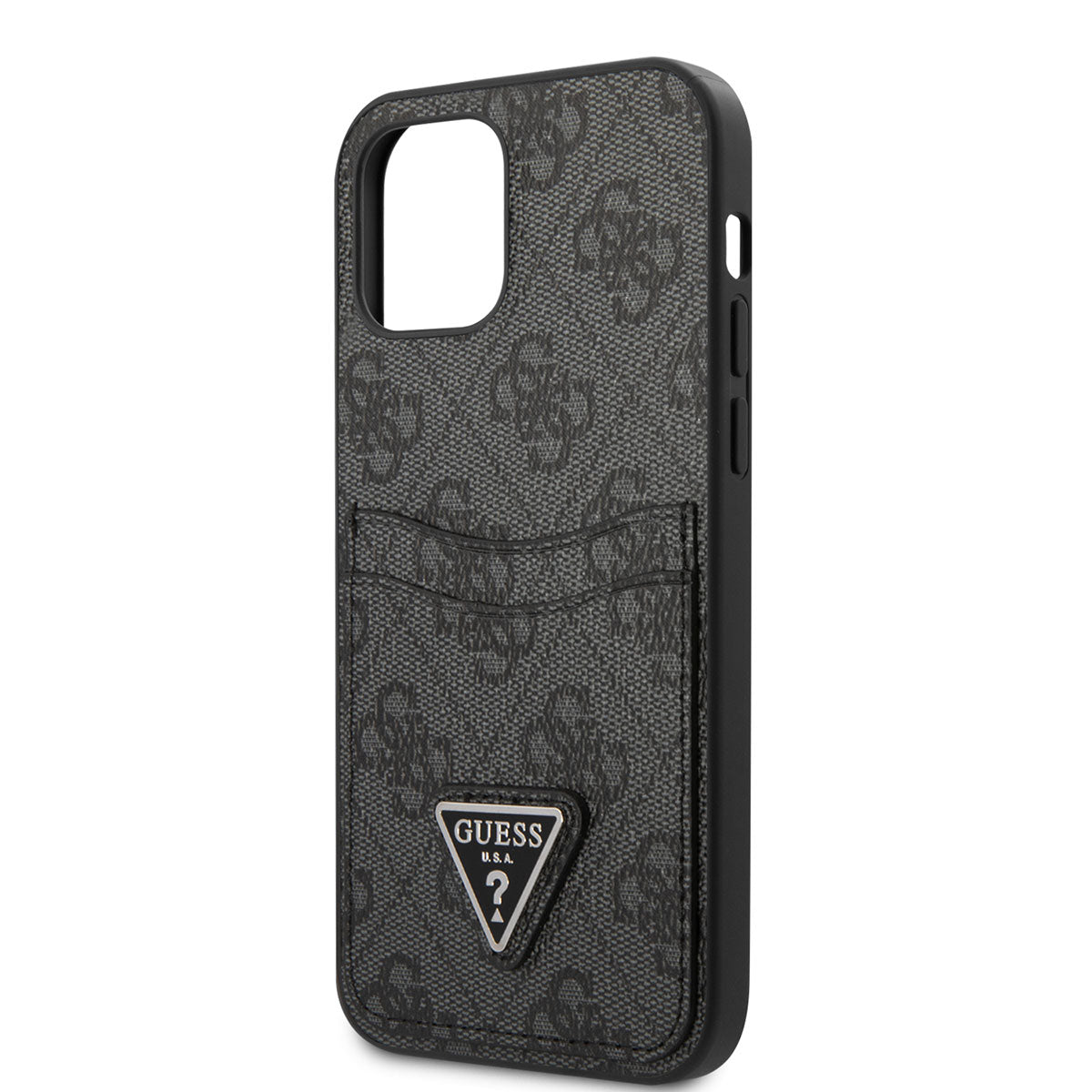 iPhone 12 Kılıf GUESS Çift Kart Bölmeli Kapak