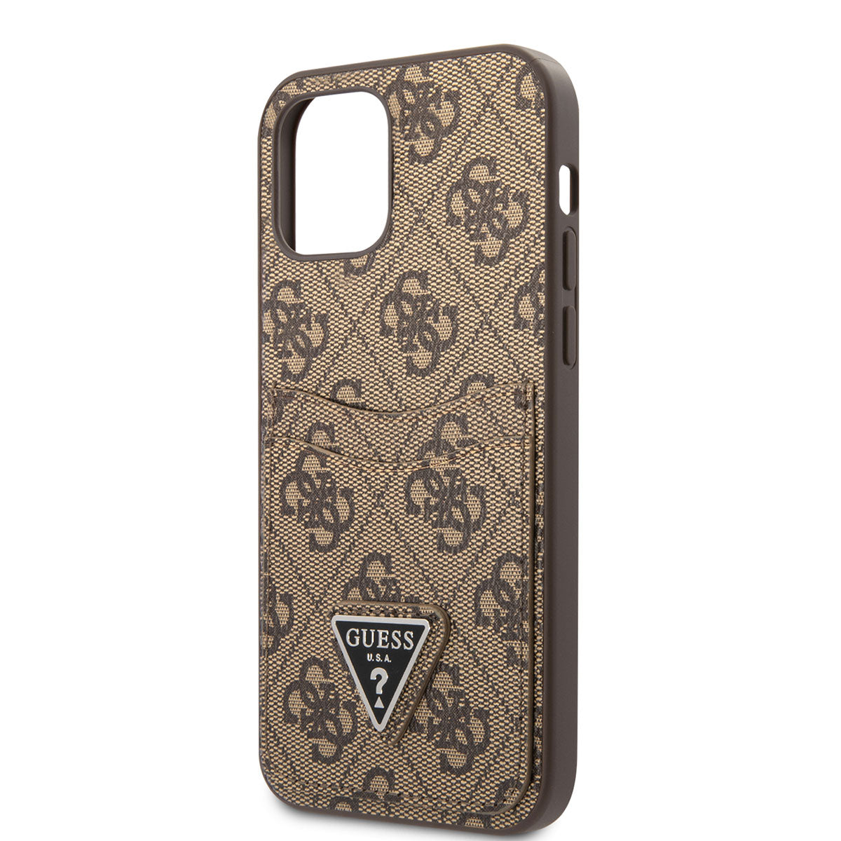 iPhone 12 Kılıf GUESS Çift Kart Bölmeli Kapak