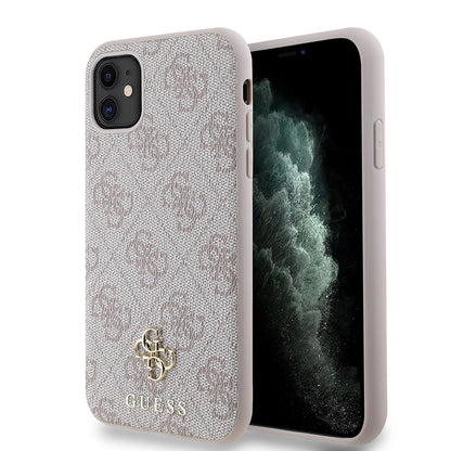 iPhone 12 Kılıf Guess Orjinal Lisanslı M-safe Şarj Özellikli Small 4G Classic Kapak