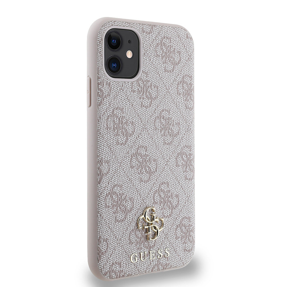 iPhone 12 Kılıf Guess Orjinal Lisanslı M-safe Şarj Özellikli Small 4G Classic Kapak