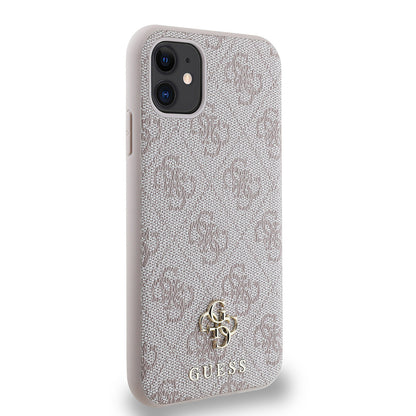 iPhone 12 Kılıf Guess Orjinal Lisanslı M-safe Şarj Özellikli Small 4G Classic Kapak