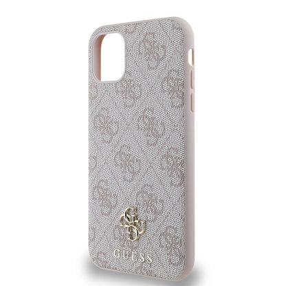iPhone 12 Kılıf Guess Orjinal Lisanslı M-safe Şarj Özellikli Small 4G Classic Kapak