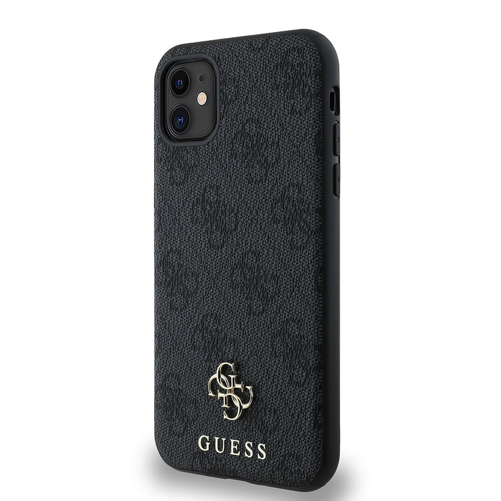 iPhone 12 Kılıf Guess Orjinal Lisanslı M-safe Şarj Özellikli Small 4G Classic Kapak