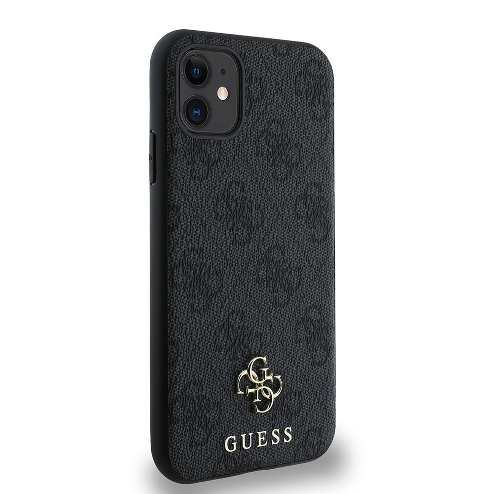 iPhone 12 Kılıf Guess Orjinal Lisanslı M-safe Şarj Özellikli Small 4G Classic Kapak
