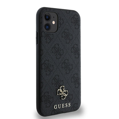 iPhone 12 Kılıf Guess Orjinal Lisanslı M-safe Şarj Özellikli Small 4G Classic Kapak