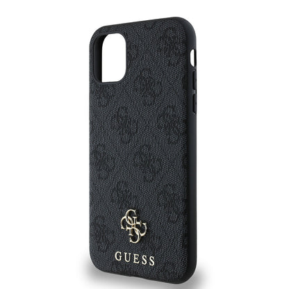 iPhone 12 Kılıf Guess Orjinal Lisanslı M-safe Şarj Özellikli Small 4G Classic Kapak