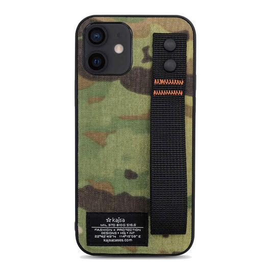 iPhone 12 Kılıf Kajsa Cordura Serisi Military Kapak
