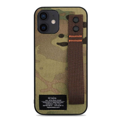 iPhone 12 Kılıf Kajsa Cordura Serisi Military Kapak