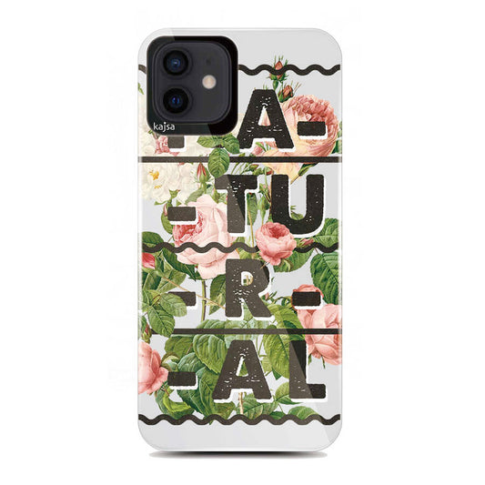 iPhone 12 Kılıf Kajsa Floral Kapak