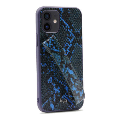 iPhone 12 Kılıf Kajsa Glamorous Serisi Snake Handstrap Kapak