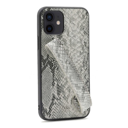iPhone 12 Kılıf Kajsa Glamorous Serisi Snake Handstrap Kapak