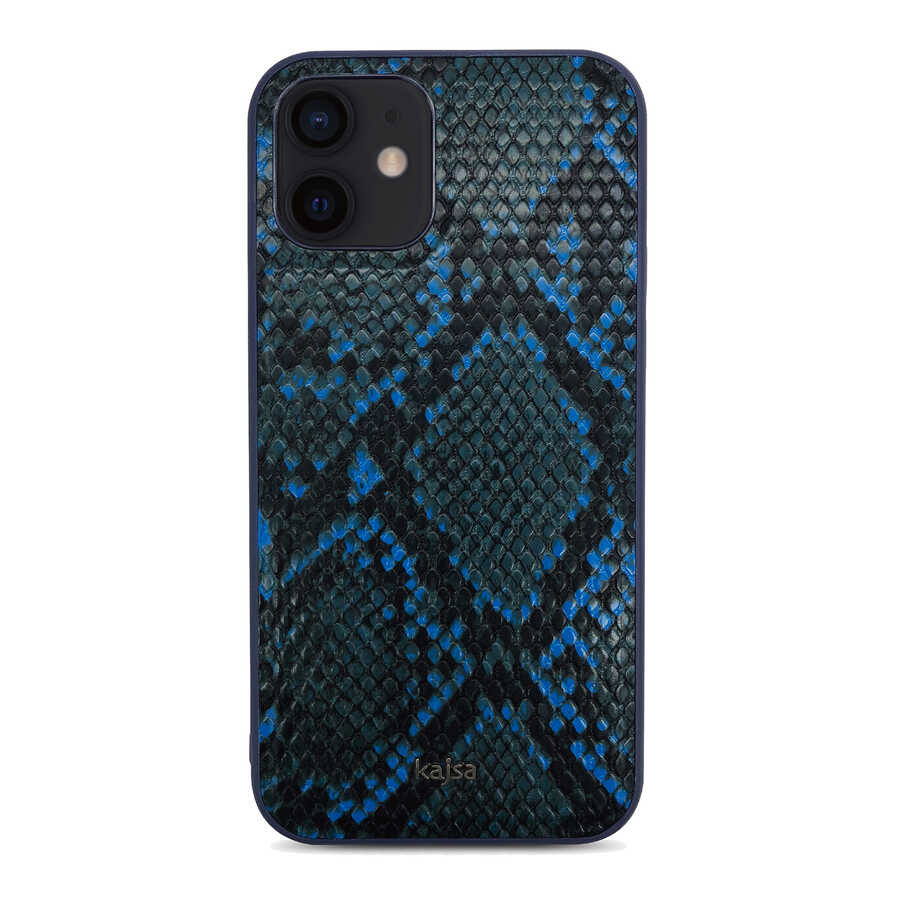 iPhone 12 Kılıf Kajsa Glamorous Serisi Snake Pattern Kapak
