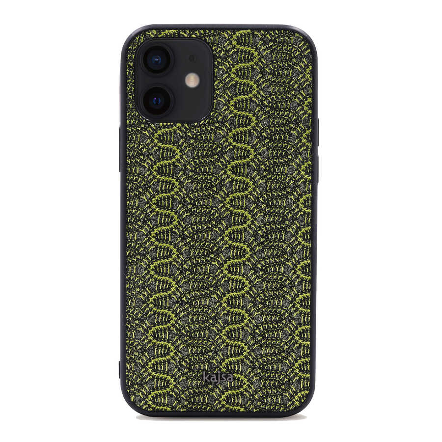 iPhone 12 Kılıf Kajsa Glamorous Serisi Waterfall Pattern Kapak
