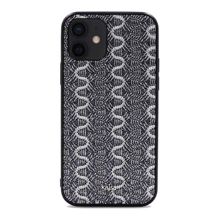 iPhone 12 Kılıf Kajsa Glamorous Serisi Waterfall Pattern Kapak