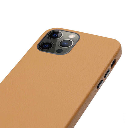 iPhone 12 Kılıf Kajsa Litchi Kapak