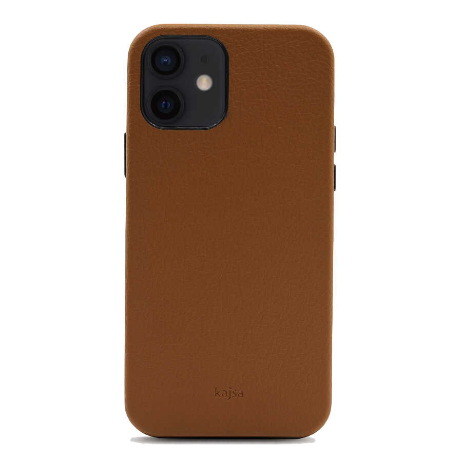 iPhone 12 Kılıf Kajsa Litchi Kapak