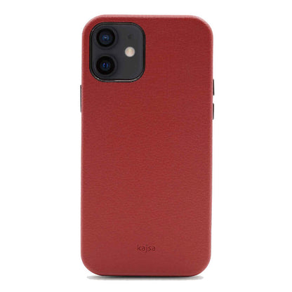 iPhone 12 Kılıf Kajsa Litchi Kapak