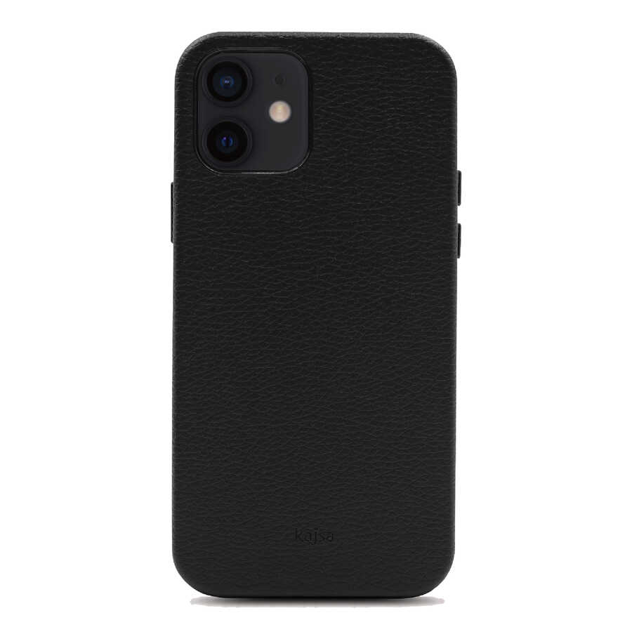 iPhone 12 Kılıf Kajsa Litchi Kapak
