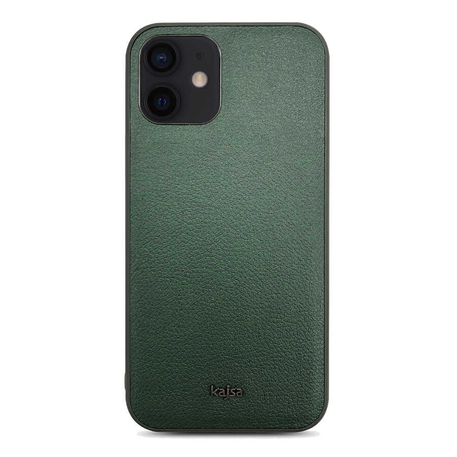 iPhone 12 Kılıf Kajsa Luxe Collection Hakiki Deri Kapak