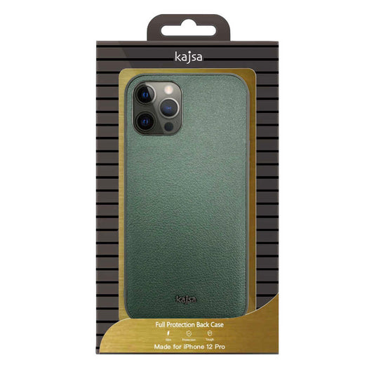 iPhone 12 Kılıf Kajsa Luxe Collection Hakiki Deri Kapak