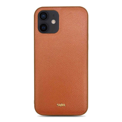 iPhone 12 Kılıf Kajsa Luxe Collection Hakiki Deri Kapak