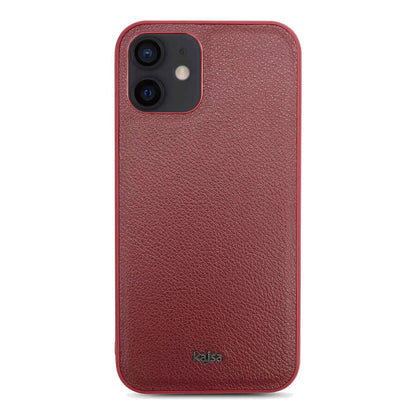 iPhone 12 Kılıf Kajsa Luxe Collection Hakiki Deri Kapak