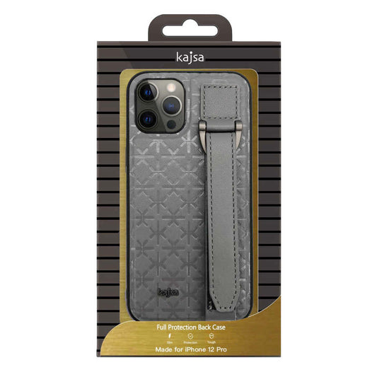 iPhone 12 Kılıf Kajsa Neo Clasic Serisi Mono K Strap Kapak