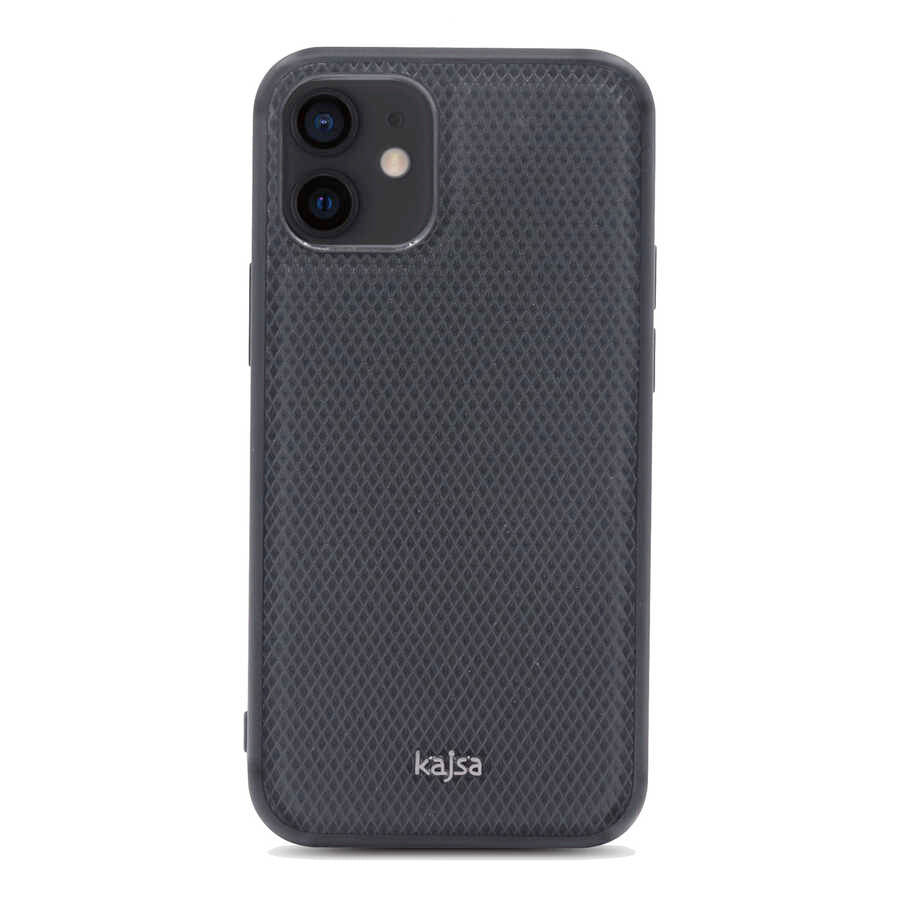 iPhone 12 Kılıf Kajsa Preppie Serisi Dark Kapak