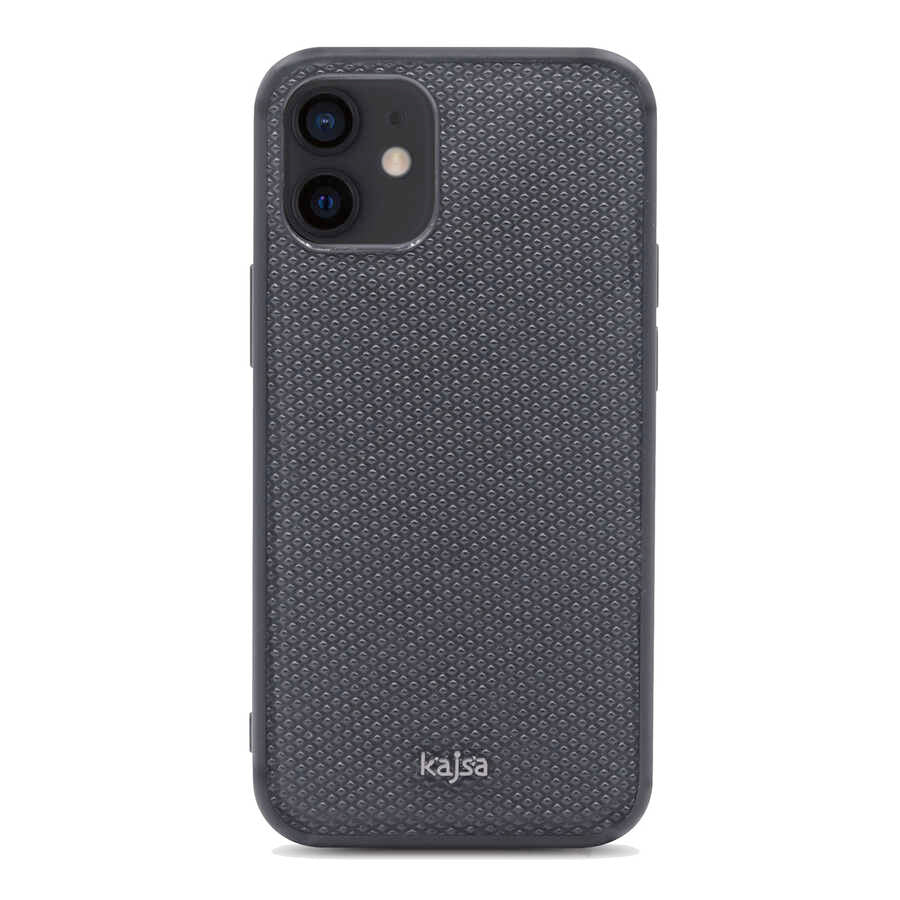 iPhone 12 Kılıf Kajsa Preppie Serisi Dark Kapak